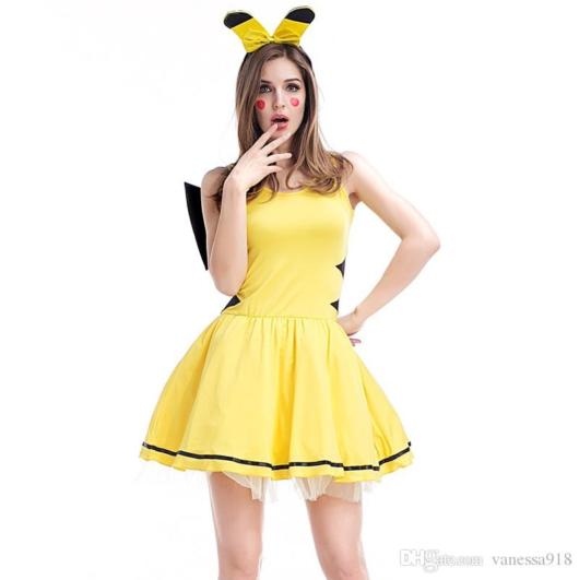 Fantasia Pikachu feminina