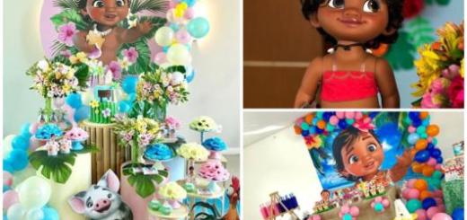 dicas para decorar festa Moana baby