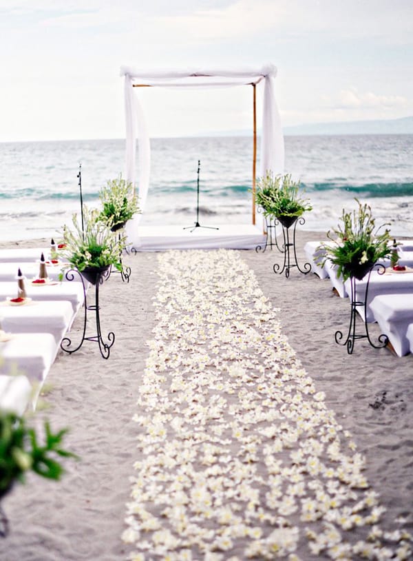 ideias de festa de casamento na praia