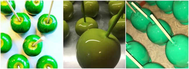 ideias para maçã do amor verde
