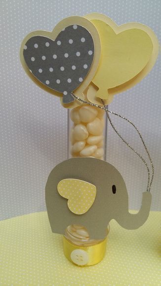 tubete decorado para chá de bebê