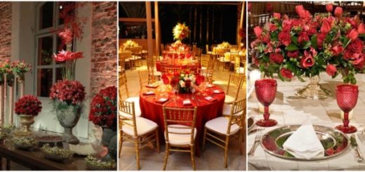 como usar vermelho no casamento