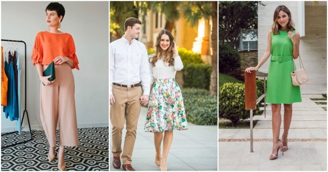 looks convidados casamento simples