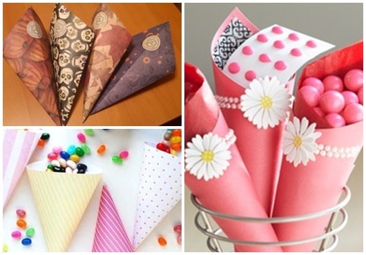 Ideias para cone de papel1