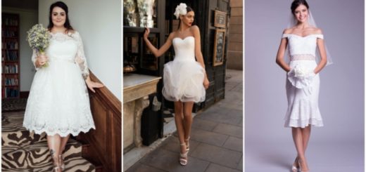 Vestidos de noiva curtos 1