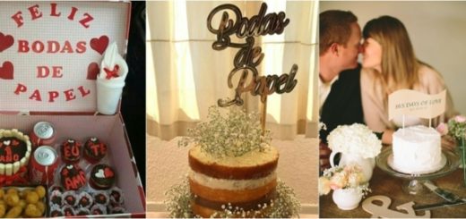 ideias para bodas de papel