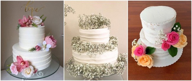 bolo de casamento civil de 2 andares