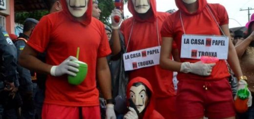 Fantasia de Carnaval masculina la casa de papel
