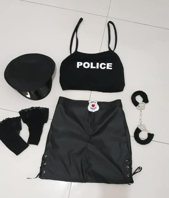Peças para fantasia de policial feminina