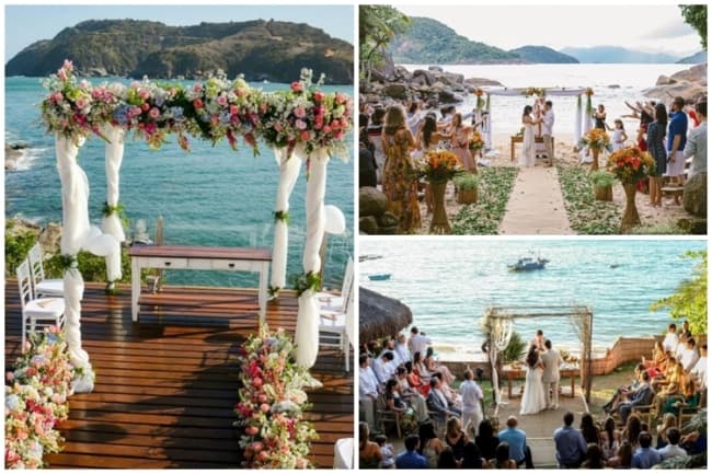 ideias para destination wedding na praia