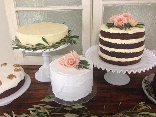 Algumas ideias de bolos para noivado rústicos