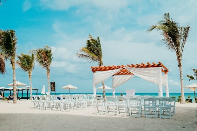Casamento em Cancún cenario