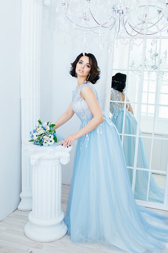 Vestido de noiva azul serenity18