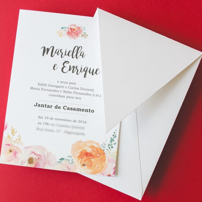 ideia de Convite de casamento civil