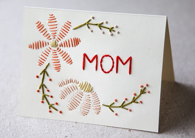 cartão criativo e diferente dia das mães