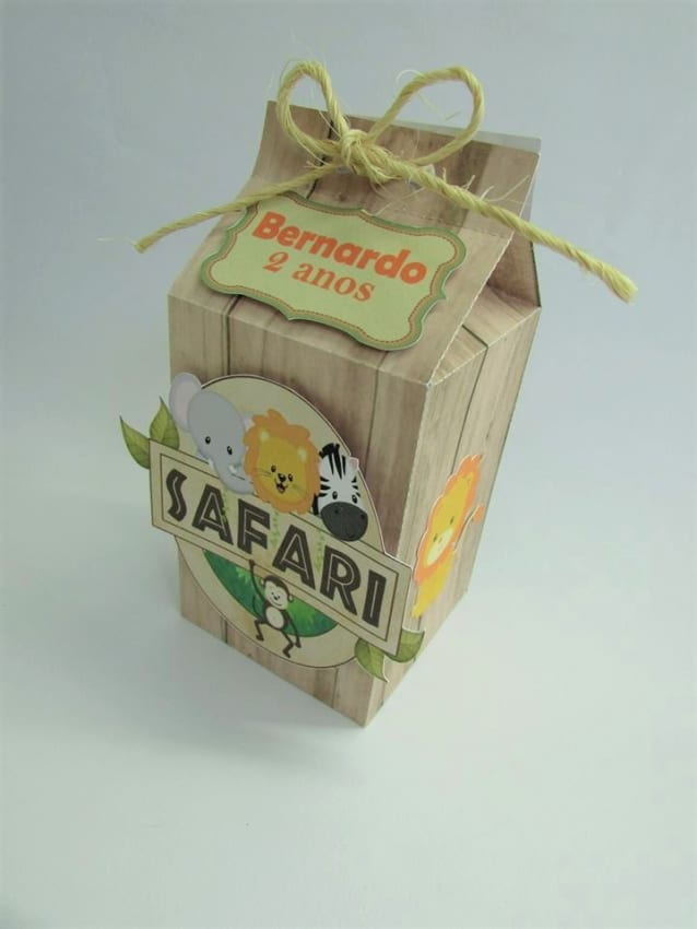 Caixa milk safari luxo
