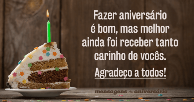 mensagem de aniversário