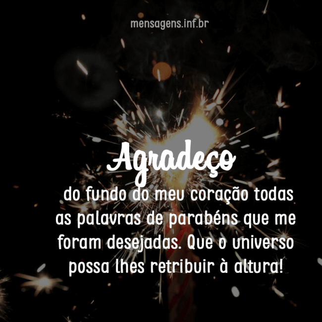 mensagens de agradecimento de aniversário 1