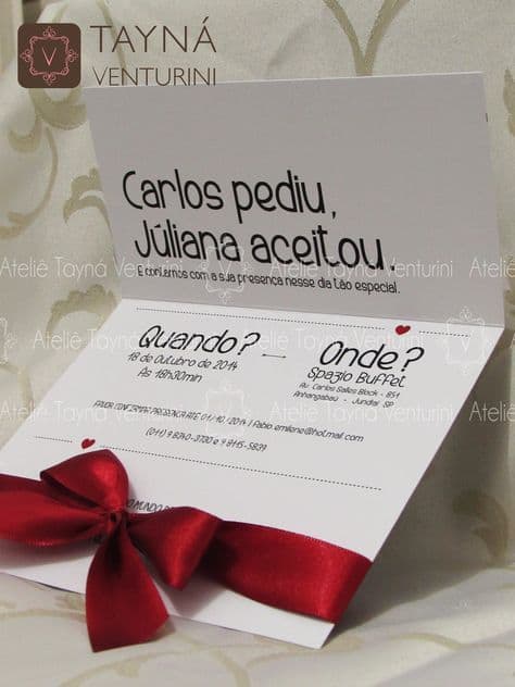 convite de casamento para casais modernos
