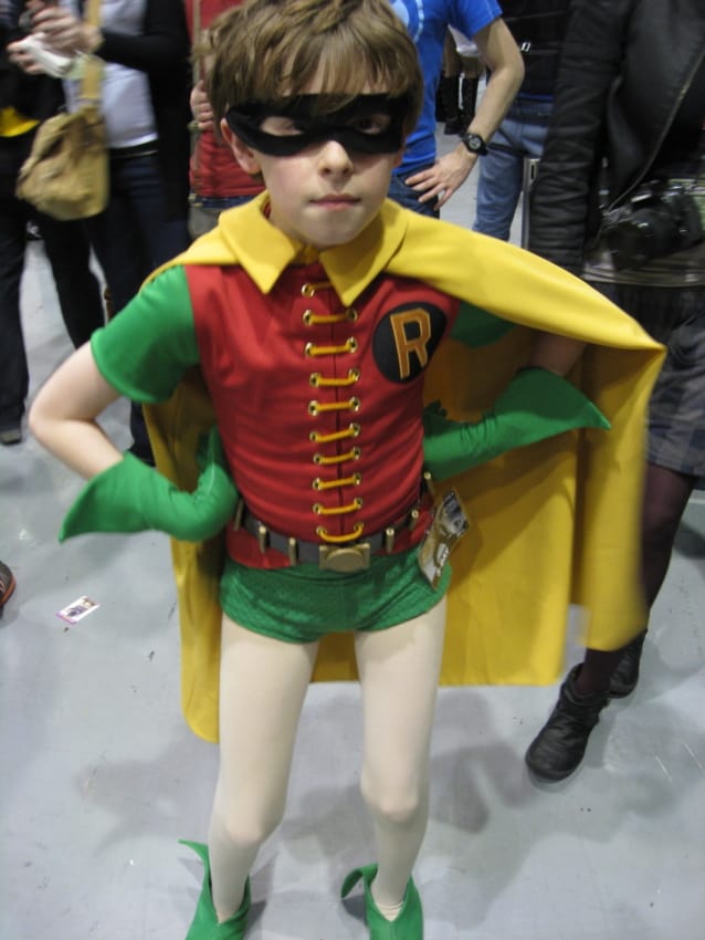fantasia do Robin para crianças