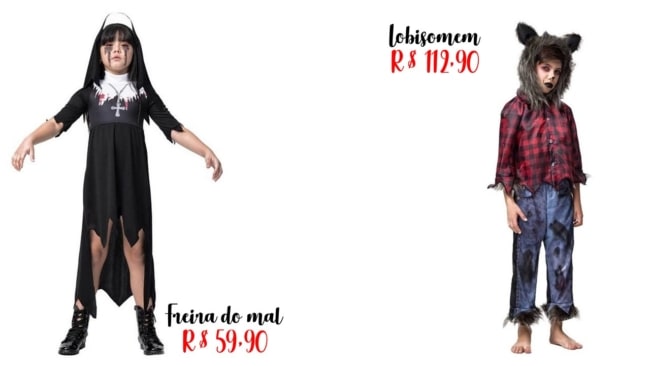 onde comprar fantasia infantil assustadora