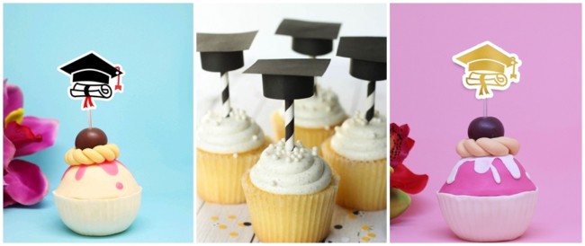 docinhos com topper de formatura