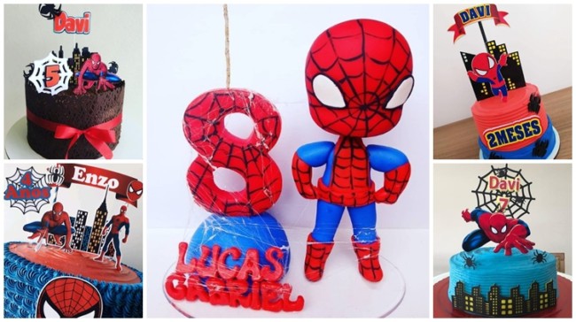 1 pç Topo de bolo Homem-Aranha Homem Aranha Decoração de bolo tema Homem  Aranha Decoração de festa com tema de desenho animado Topo de bolo para  tema de herói, decoração de festa