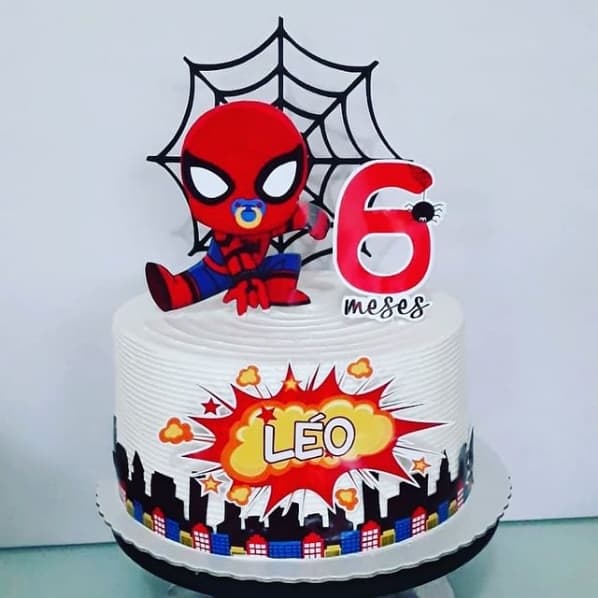 1 pç Topo de bolo Homem-Aranha Homem Aranha Decoração de bolo tema Homem  Aranha Decoração de festa com tema de desenho animado Topo de bolo para  tema de herói, decoração de festa