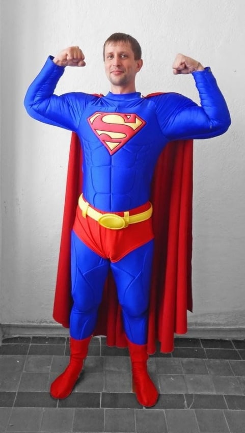 fantasia masculina de Superman