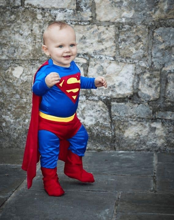 fantasia de superman para bebe