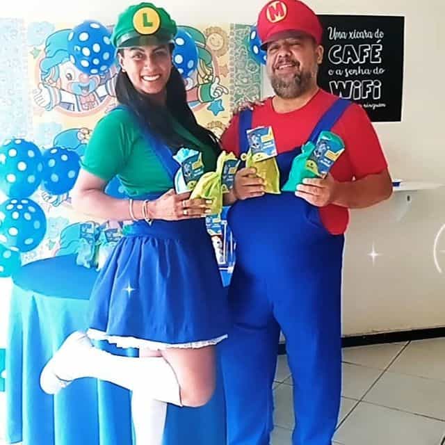 Fantasia Mario e Luigi casal