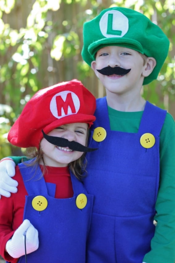 Fantasia Mario e Luigi infantil