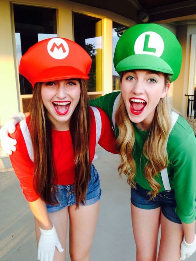 Fantasia Mario e Luigi mulheres