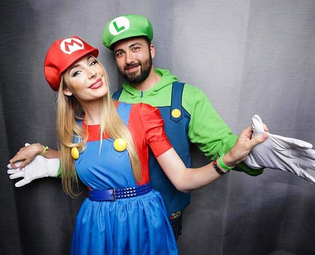 Fantasia Mario e Luigi para eventos