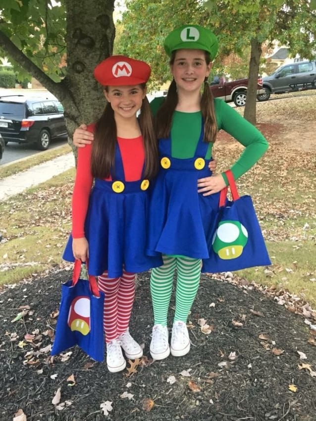 modelos de Fantasia Mario e Luigi